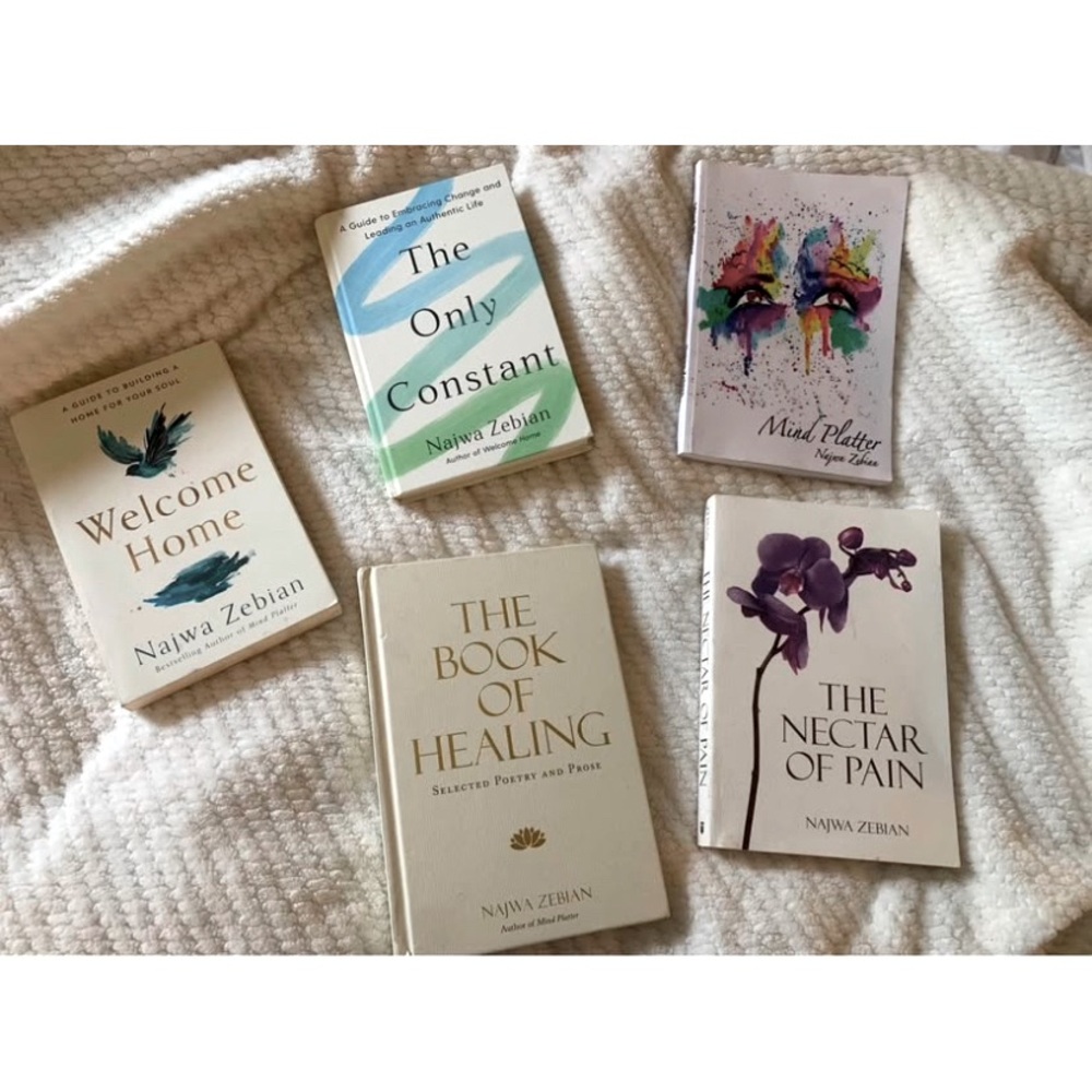 Najwa Zebian 5 Book Lot 💛🙏🏽🌞